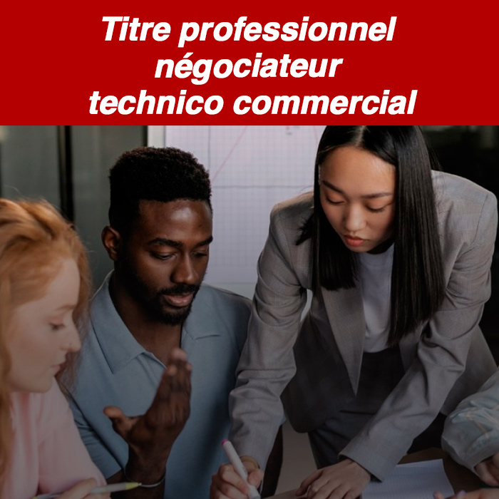 Titre professionnel négociateur technico commercial
