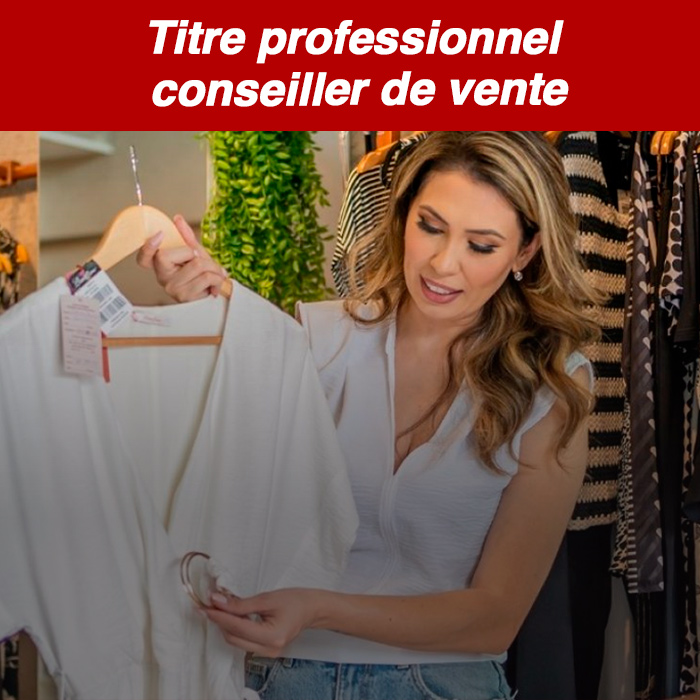 Titre professionnel conseiller de vente